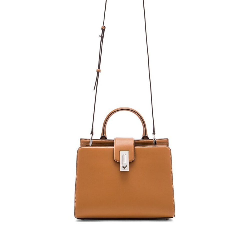 Small Marc Jacobs West End Top Handle Bag (Maple Tan)